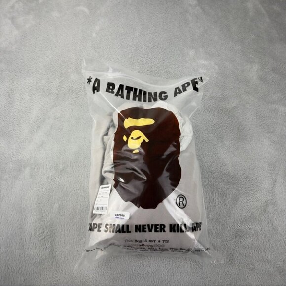 Bape A Bathing Ape Men's Size XL Ape Head One Point Pullover "Grey" 1J80 114 005 - Picture 7 of 16